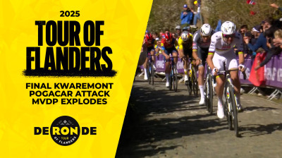 POGACAR DELIVERS THE FINAL BLOW IN FLANDERS 2025 | Van der Poel explodes on the Kwaremont