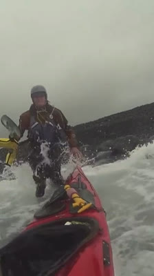 How to safely get into a kayak with Justine Curgenven and Sarah Outen in the Aleutian Islands, Alaska · Kayaking the Aleutians