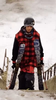 John Kutcher y Jeff Kiesel en el esquí freeride del equipo 4BI9 viajes, creatividad y pasión por la nieve · Begging for Change