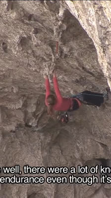 Charlotte Durif en la vía “Les Rois du Pétrole” del Pic Saint-Loup una de las escaladas deportivas más exigentes de Francia · The Fanatic Search 2