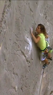 Nina Caprez on “Surveiller et Punir” in the Gorges du Verdon an iconic sport climbing route in France · The Fanatic Search 2