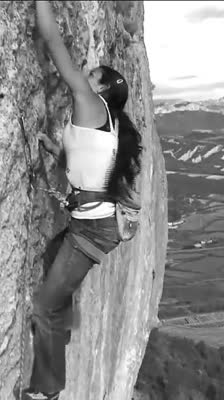 Daila Ojeda in Oliana one of the world temples of high difficulty sport climbing · The Fanatic Search 2