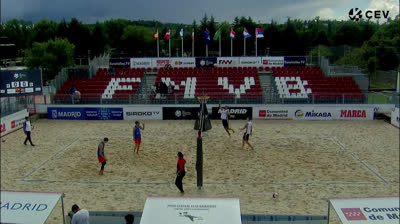 España vs Serbia | Match 1 | CEV Beach Voley Nations Cup Madrid 2026