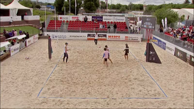 España vs Italia | Match 1 | CEV Beach Voley Nations Cup Madrid 2026