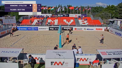 Ronda de 12 del Beach Pro Tour Futures Madrid 2026 femenino | Vóley Playa