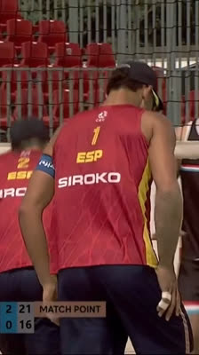 Punto de partido de España vs Luxemburgo | CEV Beach Volley Nations Cup Madrid 2026