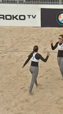 Gran punto de Shiray Danenberg vs Países Bajos | CEV Beach Volley Nations Cup Madrid 2026