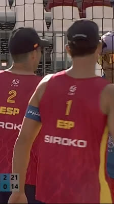 Punto del partido y victoria de España 2-0 | Gavira y Huerta vs Serbia | CEV Beach Volley Nations Cup Madrid 2026