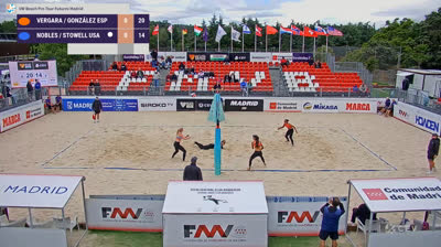 Fase de Grupos Beach Pro Tour Futures Madrid 2026 de Vóley Playa femenino | 15-5-2026 | Sesión de Tarde