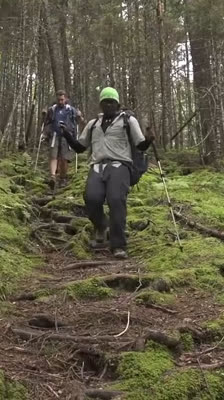 Bruce Persaud and the physical challenges of the Fundy Footpath in Atlantic Canada · Surviving the Fundy Footpath