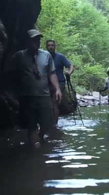 Bruce Persaud discovers the beauty of hiking in the canyon The Eye of the Needle on the Fundy Footpath · Surviving the Fundy Footpath