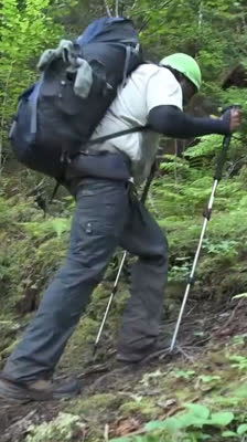 Bruce Persaud’s transformation on the Fundy Footpath after the fourth day of the trek in Atlantic Canada · Surviving the Fundy Footpath