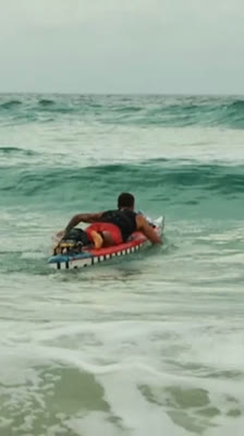 Damien Rider: start på solo 800 km paddleboard-utfordring fra Coolangatta til Sydney · Heart of the Sea