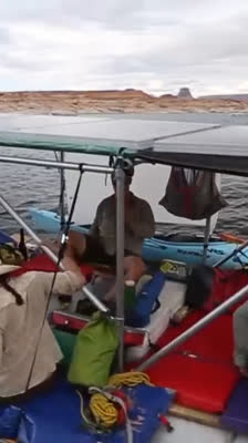 Colorado River reservoirs: sediment buildup, kayaking expedition and water management crisis : Powell to Powell