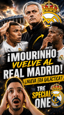 Jose Mourinho ficha (de nuevo) por el Real Madrid