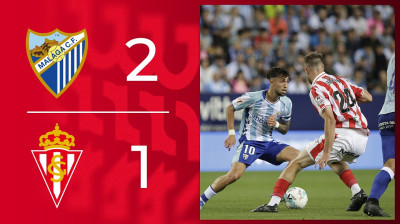 Resumen Málaga CF 2-1 Real Sporting de Gijón - Jornada 39