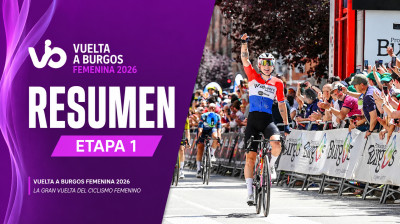 Resumen 1ª Etapa Vuelta a Burgos Féminas 2026 - Sprint en Gamonal