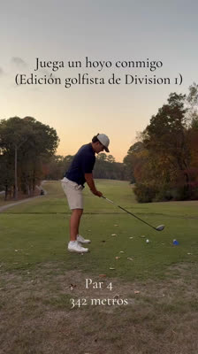Juega un hoyo con un golfista de Division 1 x SIROKO