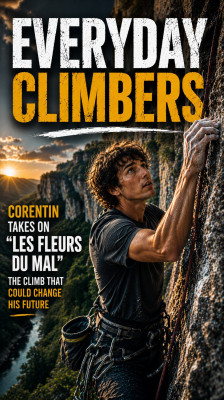 Corentin se připravuje na “Les Fleurs du Mal”, výzvu, která může změnit jeho budoucnost | Everyday Climbers