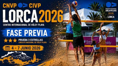 Circuito Nacional de Vóley Playa 2026 | Lorca | Fase Previa | Sesión de tarde