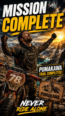 Scott Englund Conquers the Pumakawa Trail and Reaches the Greatest Moment of His Journey | Never Ride Alone