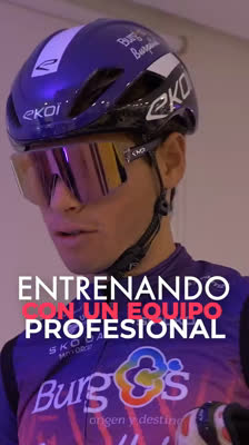 24 heures d’entraînement avec une équipe professionnelle (Burgos Burpellet BH)