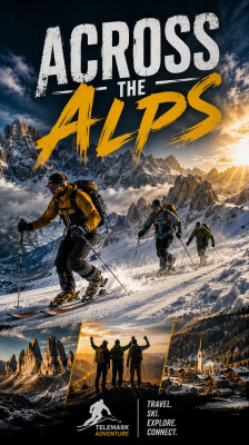 Seb Mayer, Aymeric Cloërec and Bertrand Clair Discover New Mountains and Cultures | Across The Alps