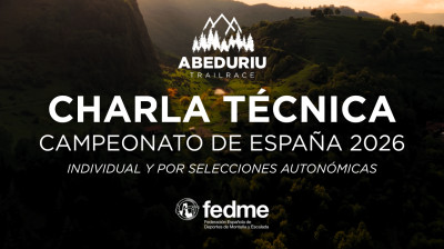 CHARLA TÉCNICA ABEDURIU TRAIL RACE - Campeonato de España 2026