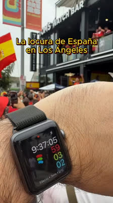La locura de la selección española en Los Ángeles