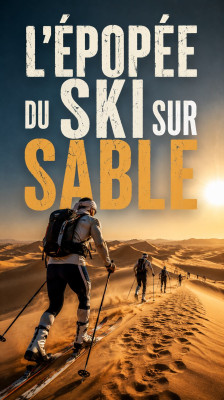 The Sand Skiing Challenge Begins | L'Épopée du Ski sur Sable