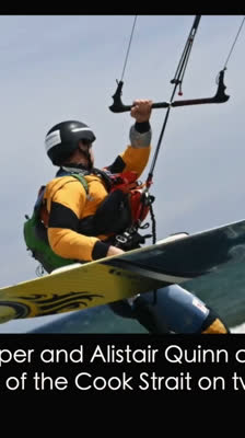Brian Walters y Justin Grobler Persiguen el Récord del Estrecho de Cook | Foil the Strait