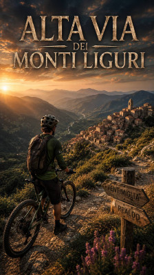 La ruta Ventimiglia–Realdo en bicicleta con Mathias Marschner · Alta Via dei Monti Liguri