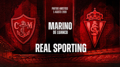Marino de Luanco vs Real Sporting de Gijón (0:1) | Mecz Towarzyski 05-08-2009 | Pełny Mecz