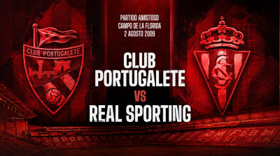 Club Portugalete vs Real Sporting de Gijón (0:2) | Towarzyski Turniej Trójstronny 02-08-2009 | Pełny Mecz