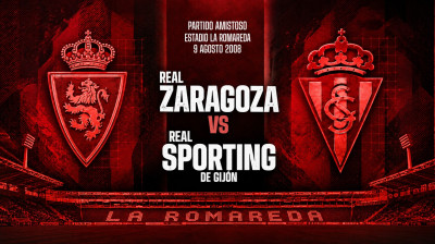 Real Zaragoza vs Real Sporting de Gijón (2:0) | Mecz Towarzyski 09-08-2008 | Pełny Mecz