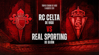 RC Celta de Vigo vs Real Sporting de Gijón (0:1) | Trofeo Ciudad de Vigo 09-08-2011 | Pełny Mecz