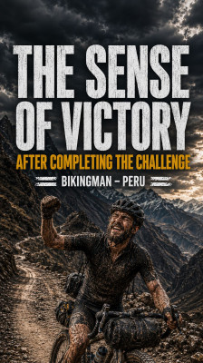 Pocit vítězství po dokončení této výzvy | BikingMan – Peru