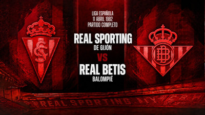 Real Sporting de Gijón vs Real Betis (1-0) | Spaanse Liga 11-04-1982 | Volledige Wedstrijd