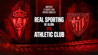 Real Sporting de Gijón vs Athletic Club (2-0) | Vriendschappelijke Wedstrijd 12-08-2009 | Volledige Wedstrijd