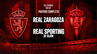 Real Zaragoza vs Real Sporting de Gijón (1-1) | Spaanse Liga 1981/82 | Volledige Wedstrijd