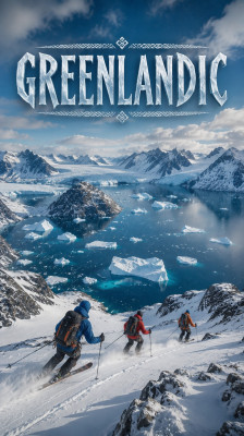 Inooraq Brandt and Seth Morrison: ski touring among Greenland's fjords and glaciers · Greenlandic
