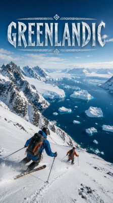 Inooraq Brandt and Seth Morrison: skiing down from a 4,000-metre summit · Greenlandic