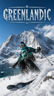 Inooraq Brandt: the magic of skiing in Greenland · Greenlandic