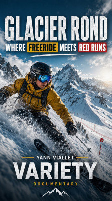 Yann Viallet Skis Glacier Rond Where Freeride Meets Red Runs | Variety