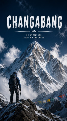 Changabang: así es la mítica montaña de 6.864 metros del Himalaya · Changabang