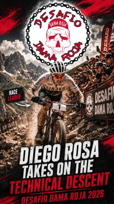 Diego Rosa aloittaa Dama Rojan teknisen laskun | Campeonato de Europa de BTT XCM | Desafío Dama Roja 2026