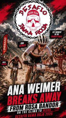 Ana Weimer irtautuu Rosa Bandorista nousussa kohti Moroa | Campeonato de Europa de BTT XCM | Desafío Dama Roja 2026