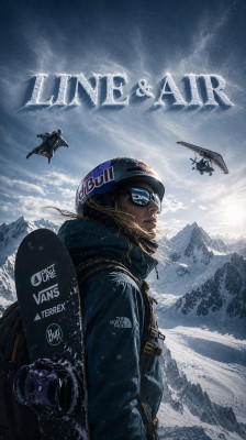 Géraldine Fasnacht: from pilot to freeride snowboarding and wingsuit legend · Line &amp; Air