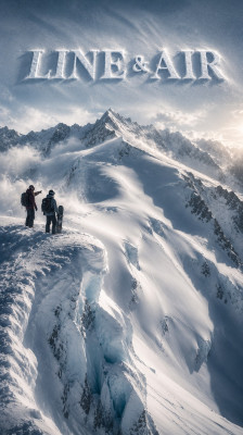 Géraldine Fasnacht and Marion Haerty: searching for new snowboarding lines on Rosablanche Glacier · Line &amp; Air