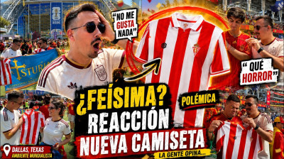 QUE OPINA la GENTE de la NUEVA CAMISETA del SPORTING desde el MUNDIAL ?